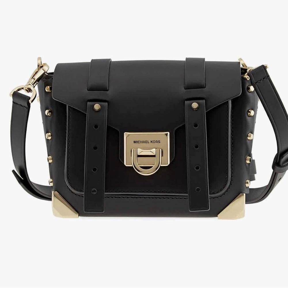 🔥100% Authentic MICHAEL KORS Manhattan Small Messenger Crossbody Bag 🔥 - Picture 2 of 11